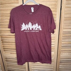 Tultex Maroon Whisker Wonderland Tee